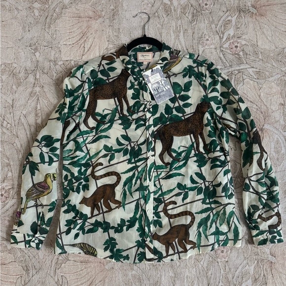 Sezane Tops - NWT Sezane x Inoui Paradiso Green Pierro